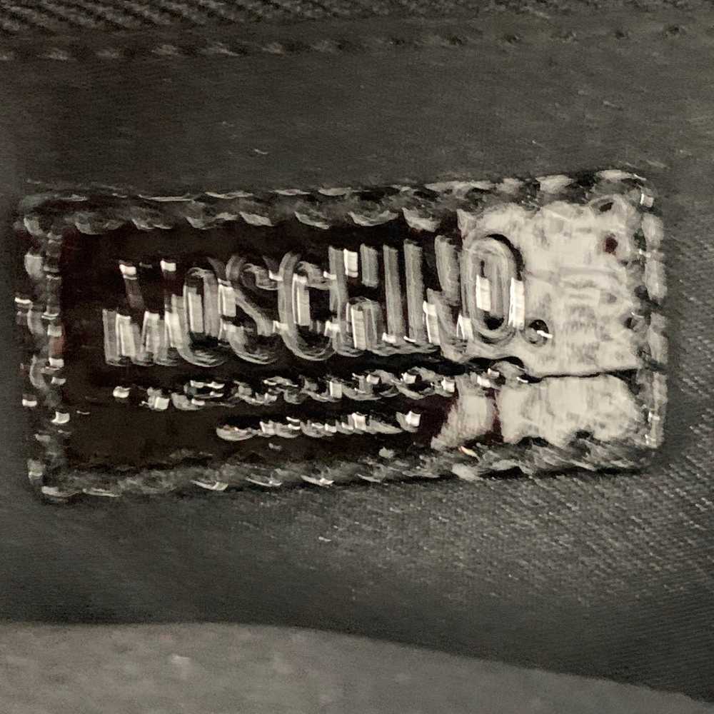 Moschino Black Quilted Mini Handbag & Leather Goo… - image 9