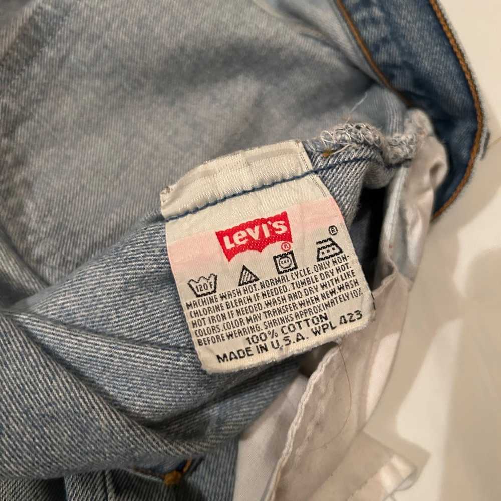 Levi’s 501 Distressed Vintage Denim Jeans - image 5