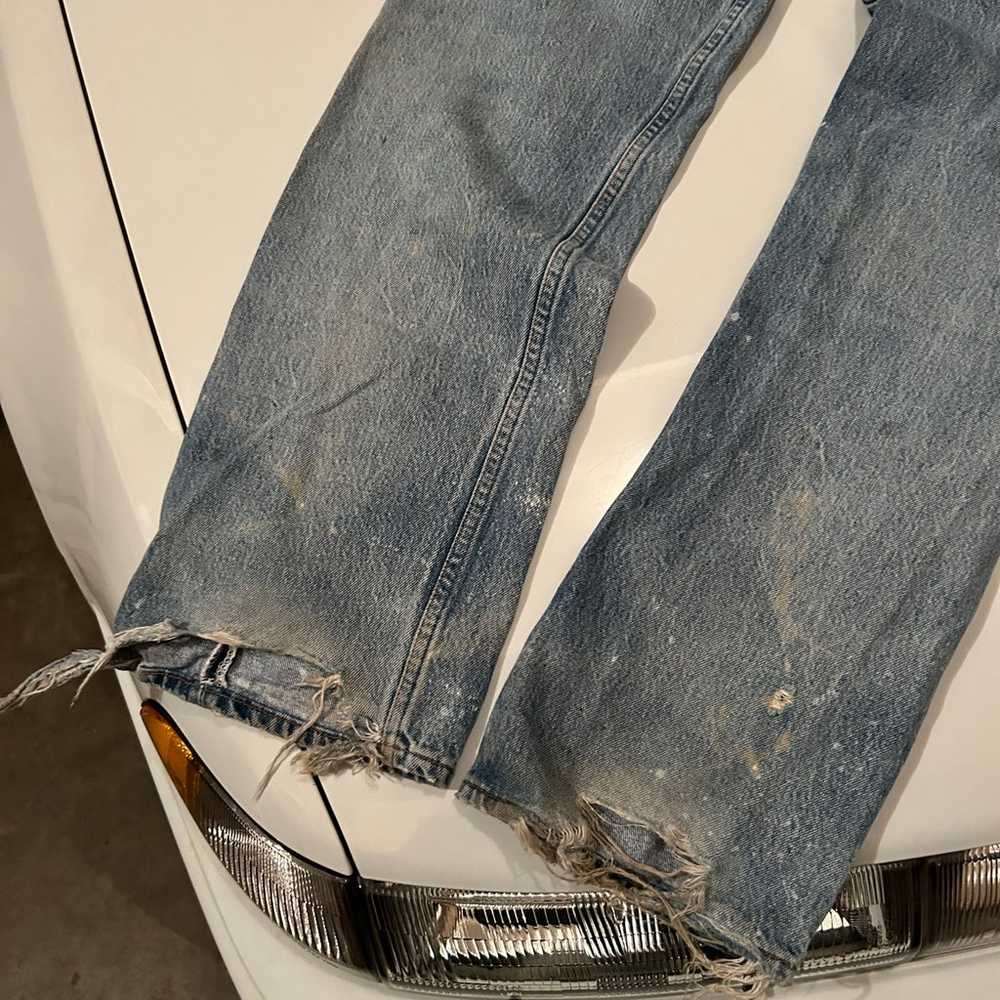 Levi’s 501 Distressed Vintage Denim Jeans - image 8