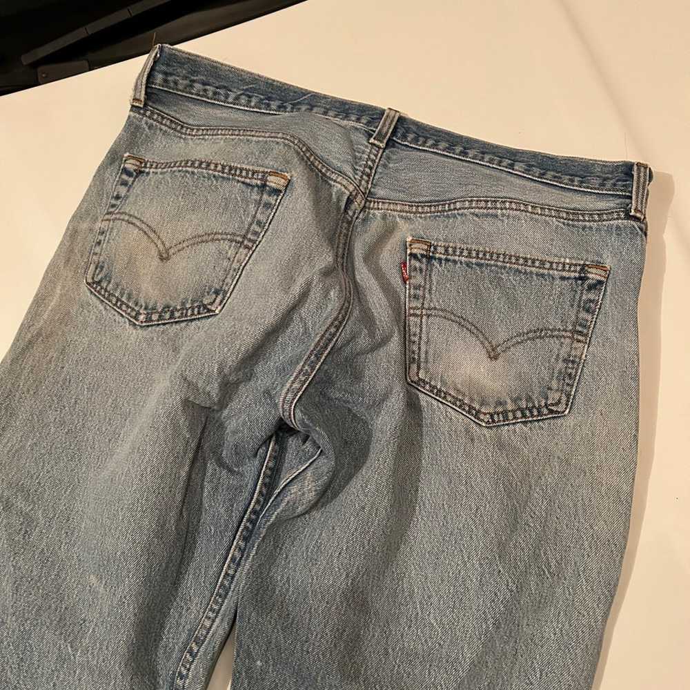Levi’s 501 Distressed Vintage Denim Jeans - image 9