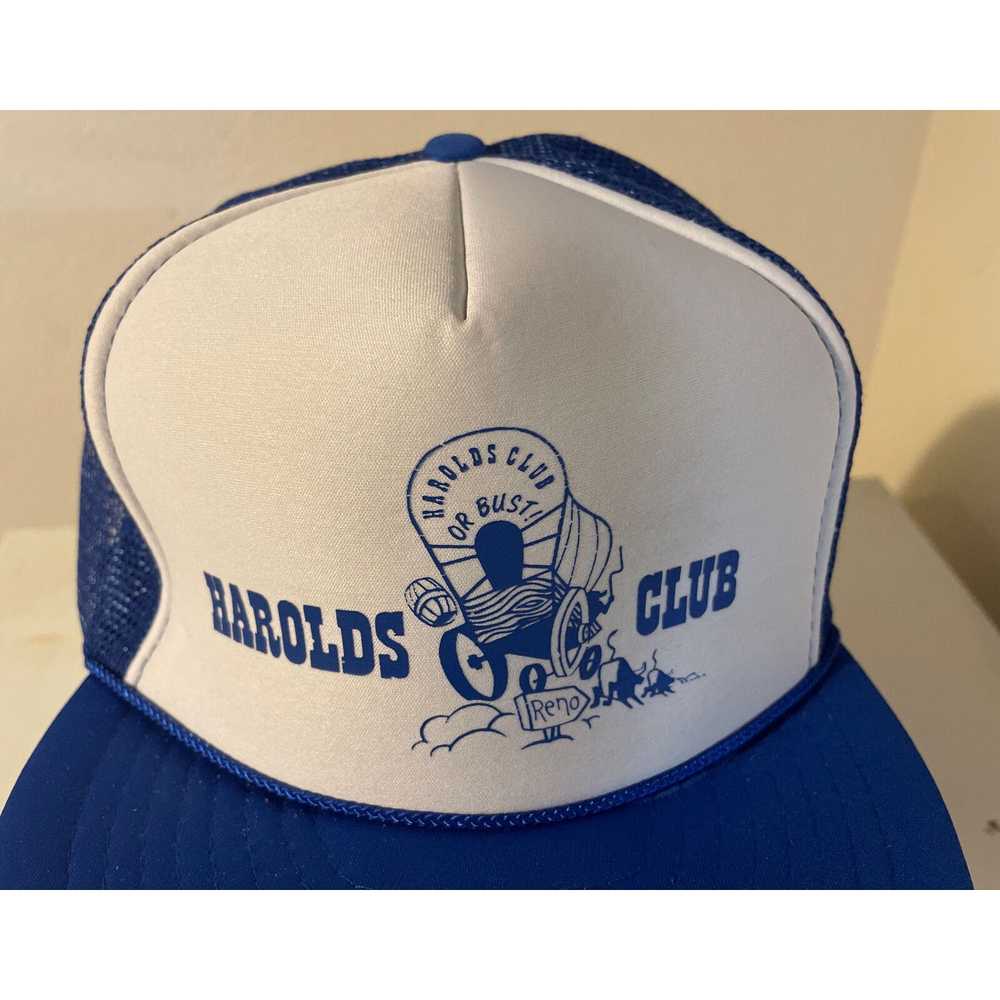 Vintage Harolds Club Reno Adjustable Snapback Tru… - image 2