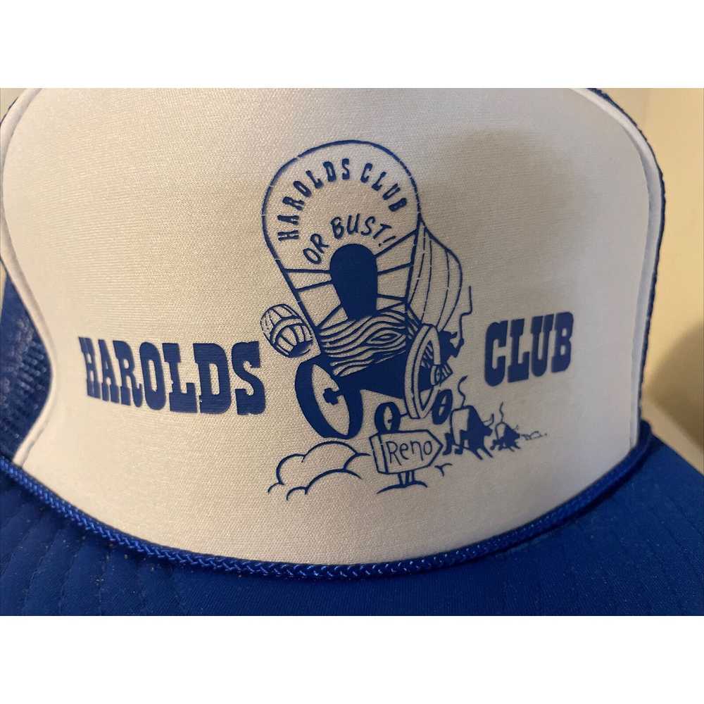 Vintage Harolds Club Reno Adjustable Snapback Tru… - image 3