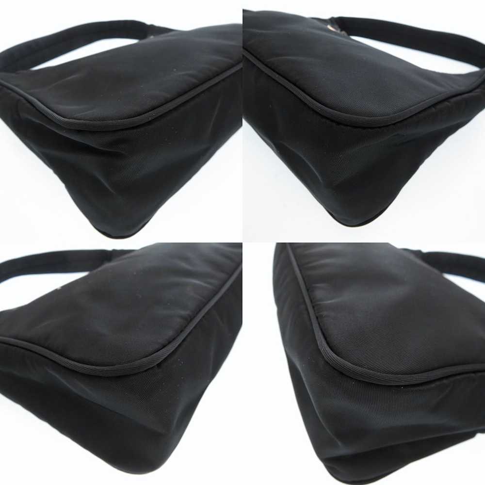 Prada Prada Nylon Accessory Pouch Handbag Black - image 4