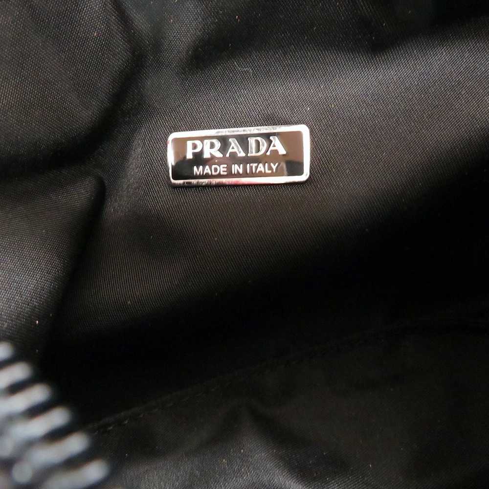 Prada Prada Nylon Accessory Pouch Handbag Black - image 6