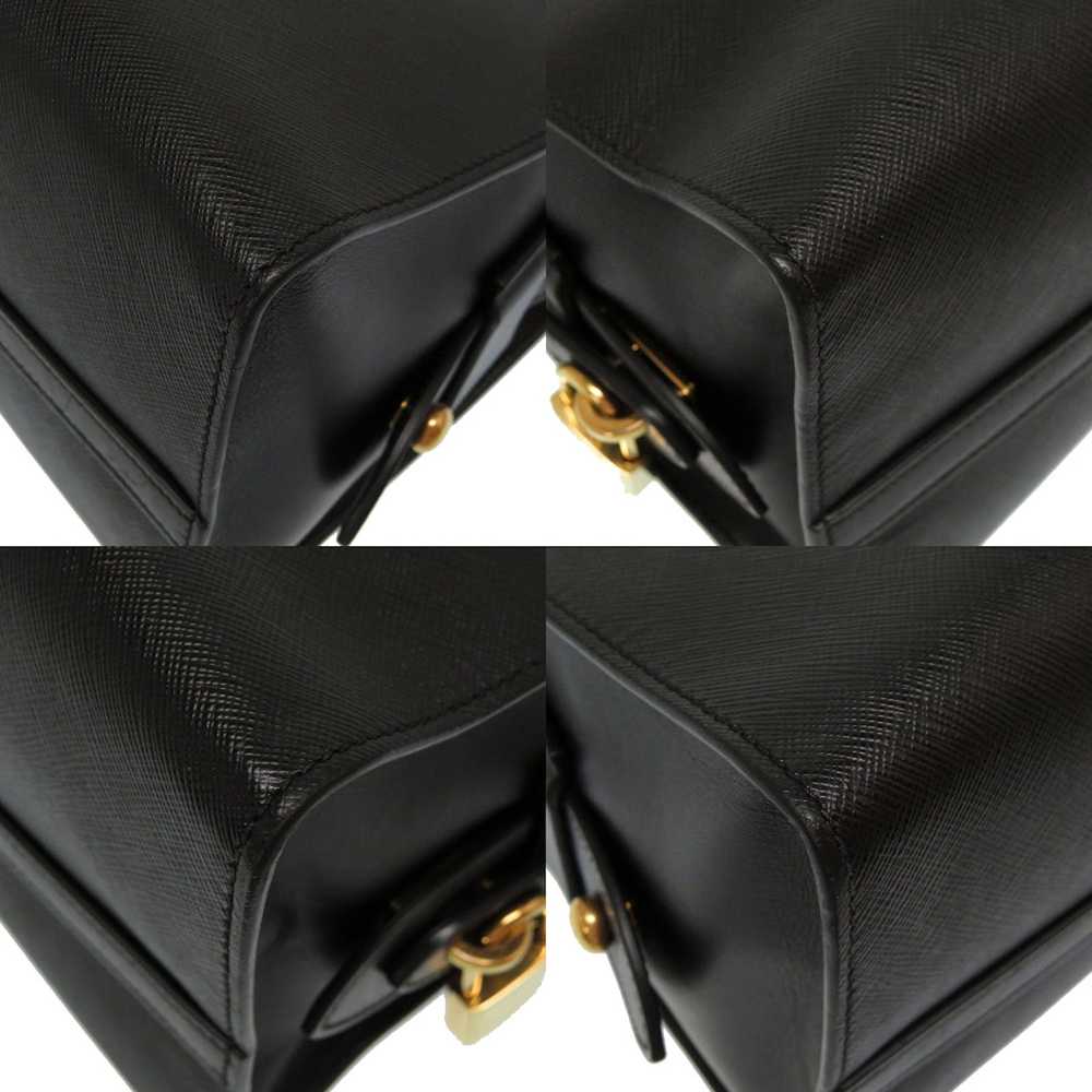 Prada Prada Esplanade Leather 2way Handbag Black - image 4