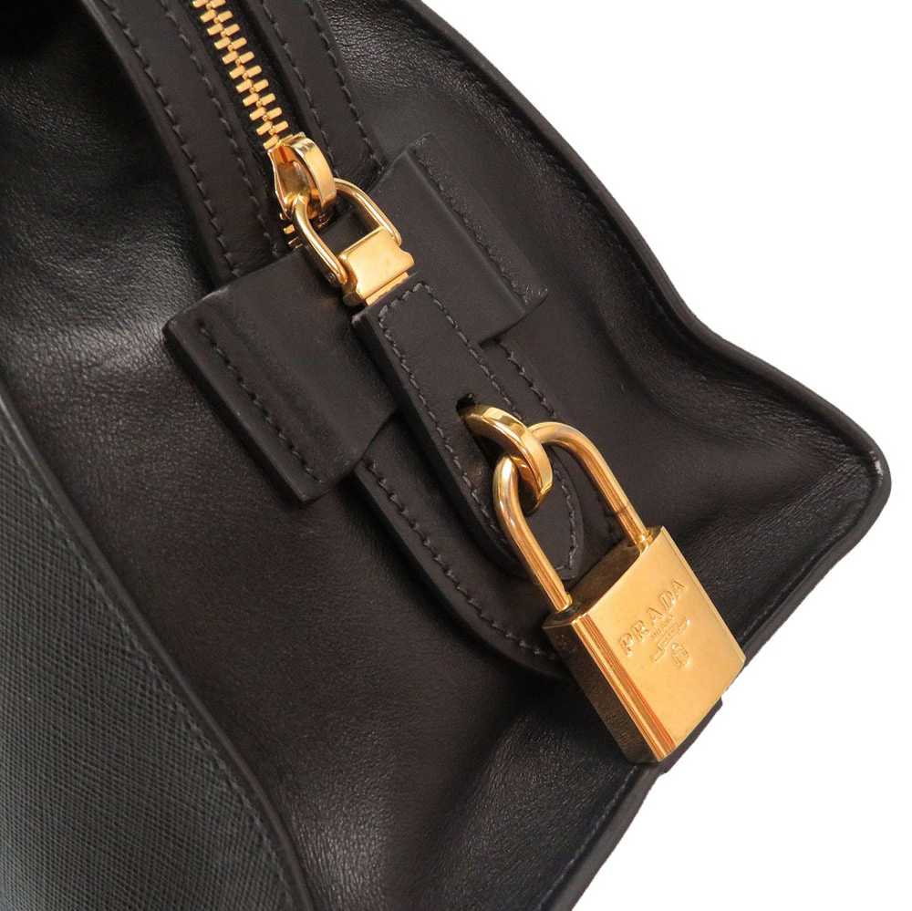 Prada Prada Esplanade Leather 2way Handbag Black - image 6