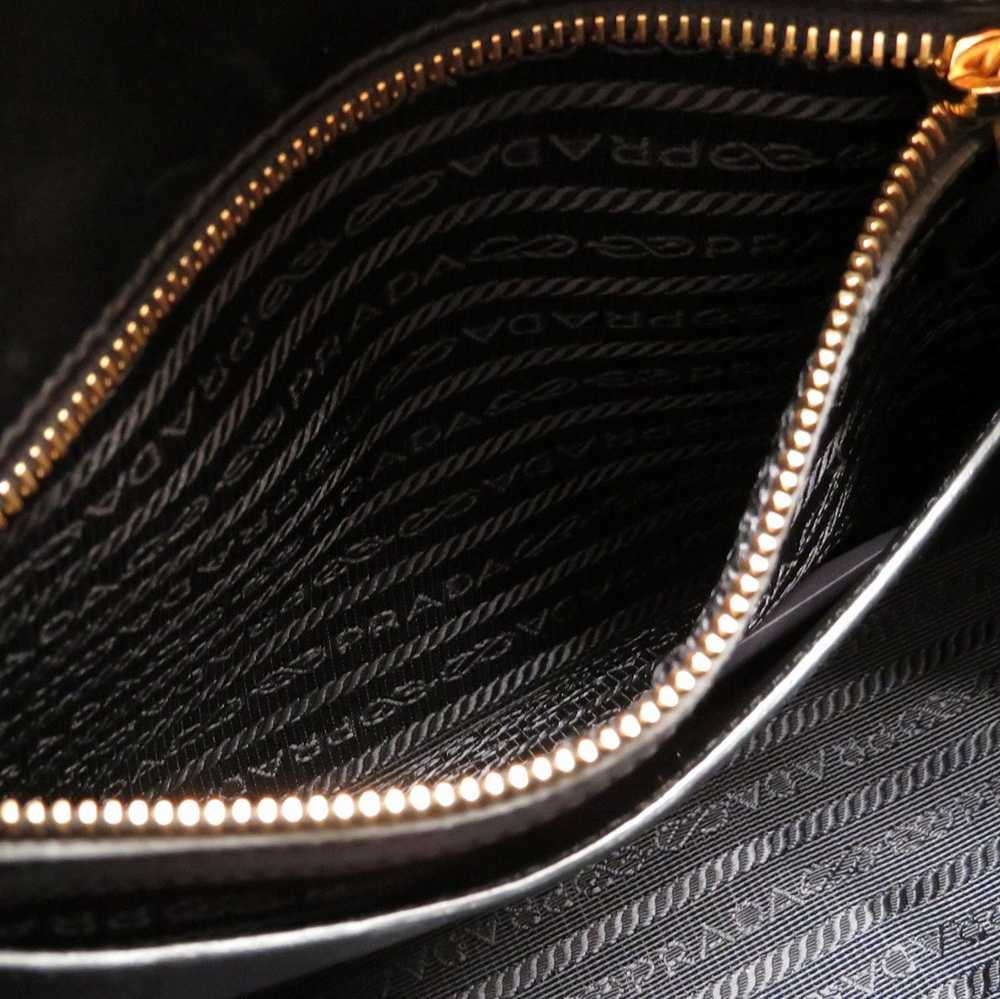 Prada Prada Esplanade Leather 2way Handbag Black - image 7