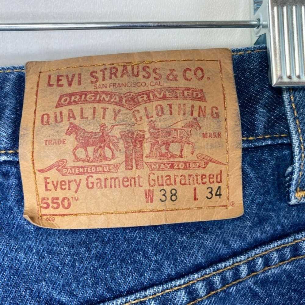 Levi's Vintage 550 Men's Blue Relaxed Fit Jeans 5… - image 8