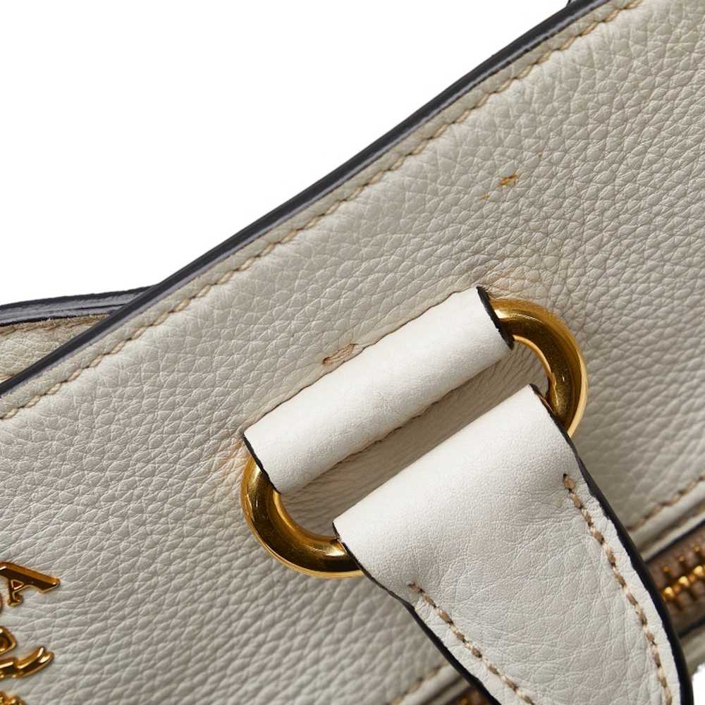 Prada Prada Handbag Shoulder Bag 2way White - image 5