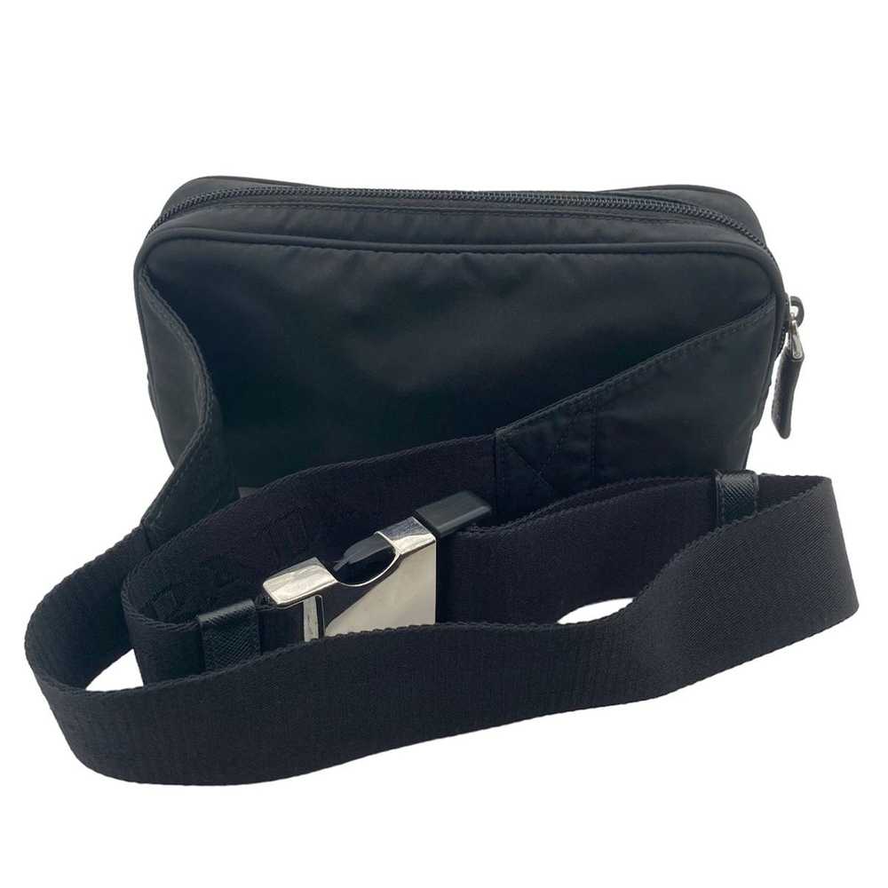 Prada Prada Nylon Belt Body Bag Waist Pouch Black - image 3