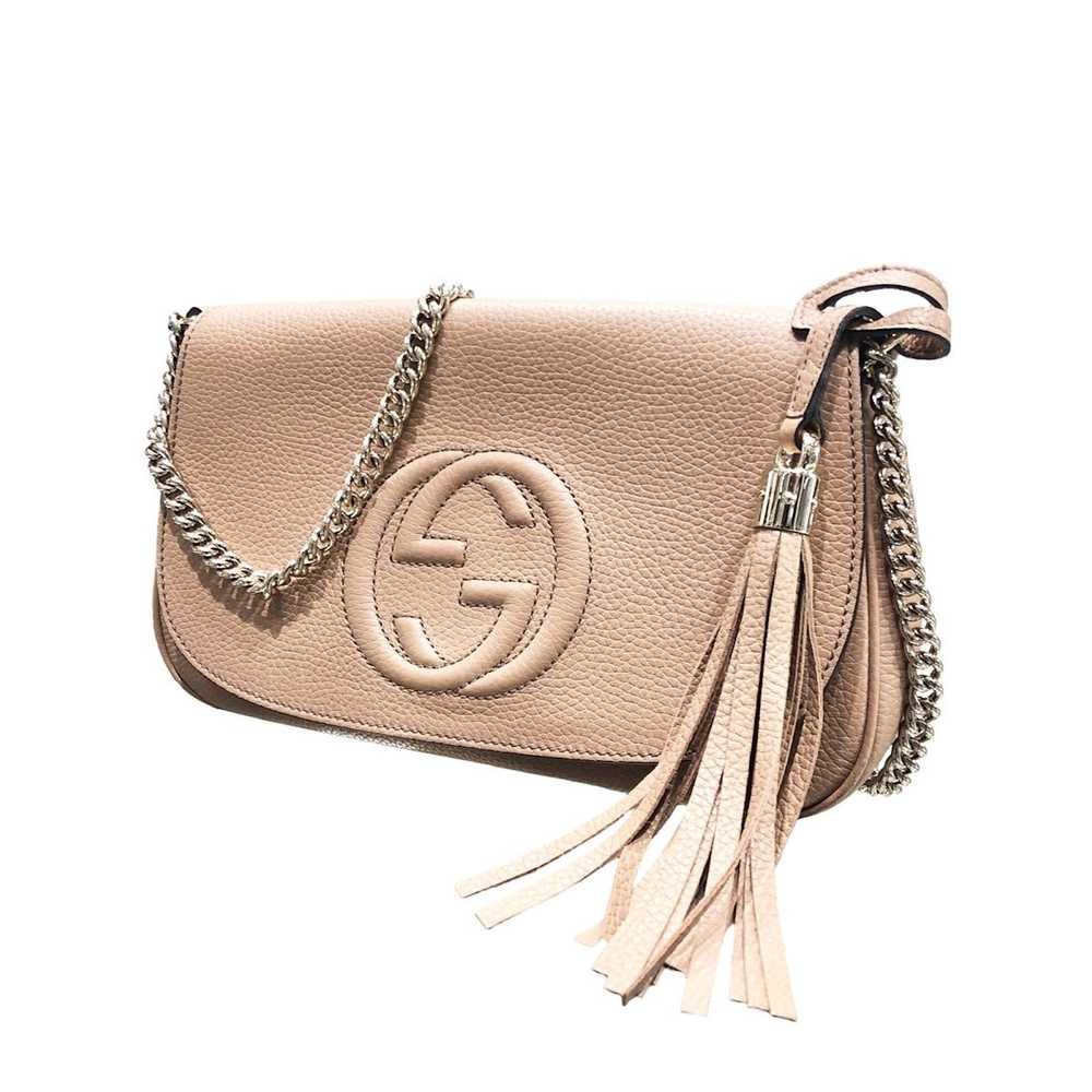 Gucci Gucci Shoulder Bag Soho Chain Beige Crossbo… - image 1