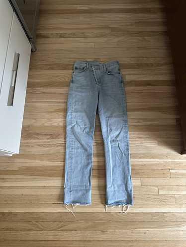 Agolde Agolde asymmetrical jeans