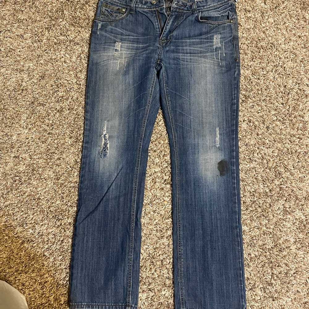 Vintage indigo jeans - image 1