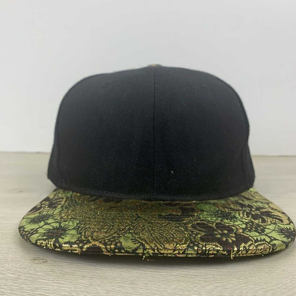 Other Black Gold Hat Black Snapback Hat Adult Bla… - image 2