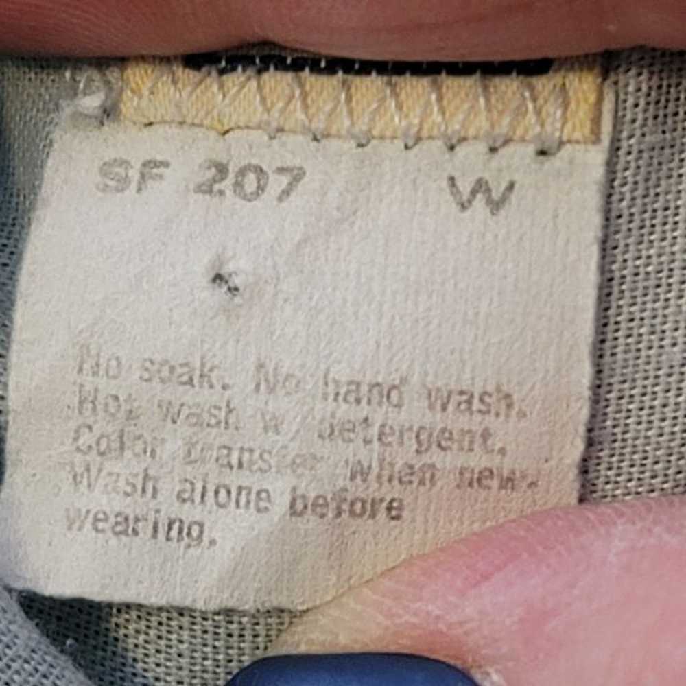Levi's Vintage 70s/80s denim jeans orange tab wit… - image 12