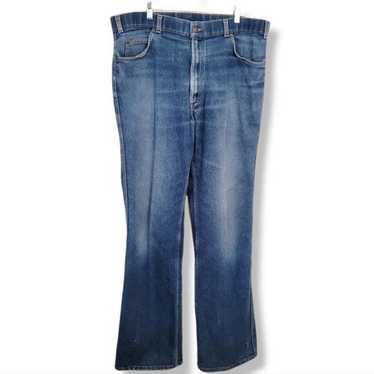 Levi's Vintage 70s/80s denim jeans orange tab wit… - image 1