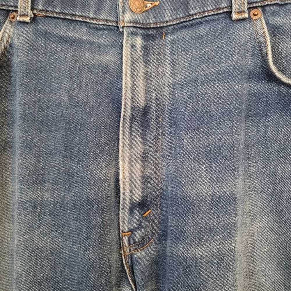 Levi's Vintage 70s/80s denim jeans orange tab wit… - image 3