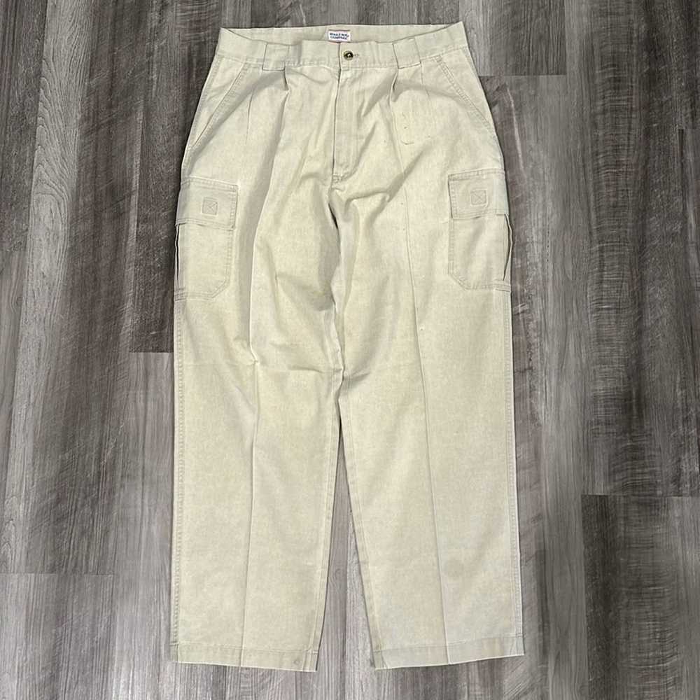 Bugle Boy Bugle Boy Vintage Pleated Cargo Pants -… - image 2