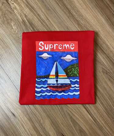 Supreme sailboat tee sales red