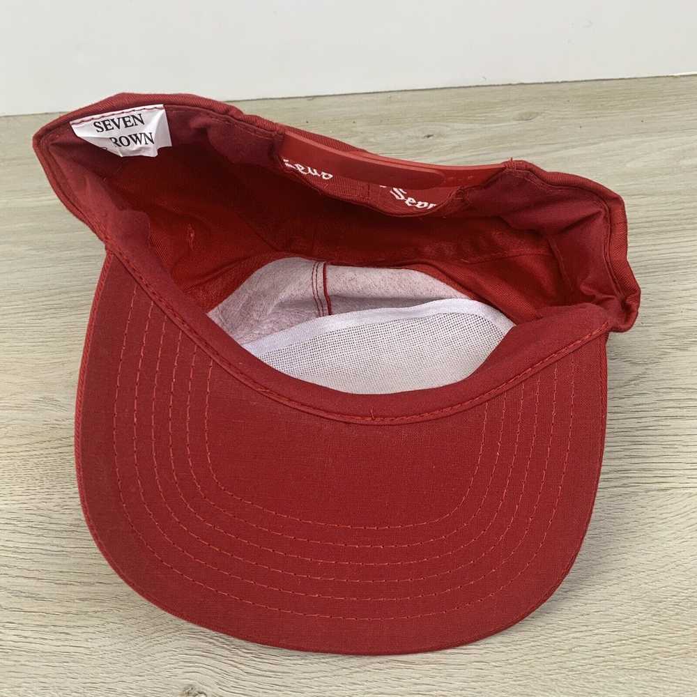 Other Seagrams Seven 7 Hat Red Snapback Hat Adult… - image 5