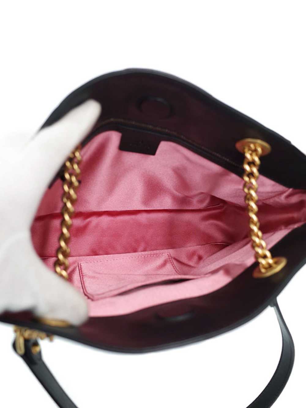 Gucci Gucci GG Marmont Chain Tote Bag Shoulder Bag - image 3