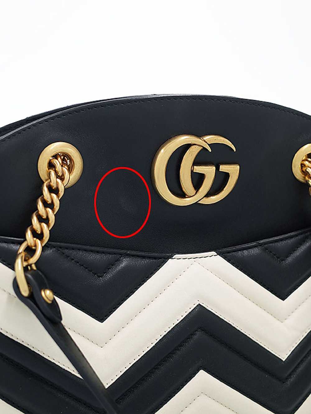 Gucci Gucci GG Marmont Chain Tote Bag Shoulder Bag - image 5