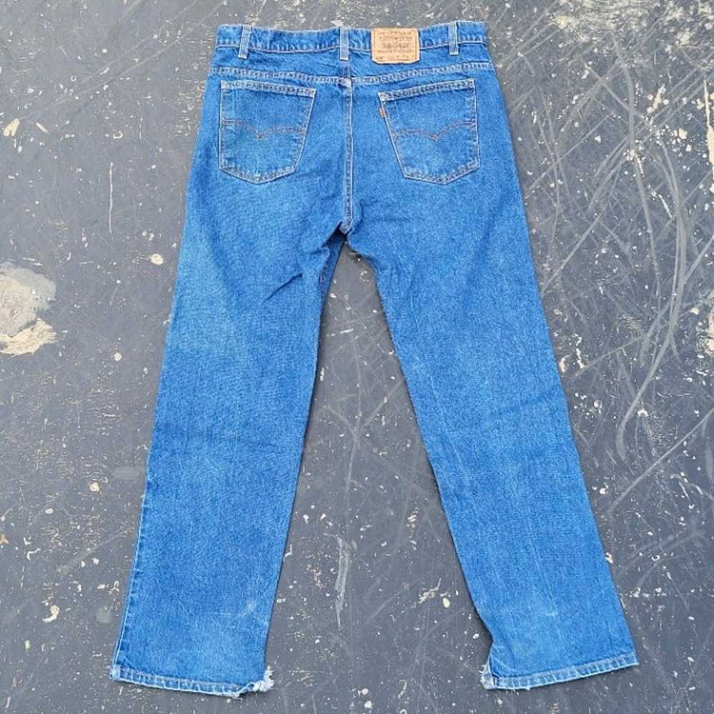 Vintage Levi's 505 USA Orange Tab Jeans - image 2