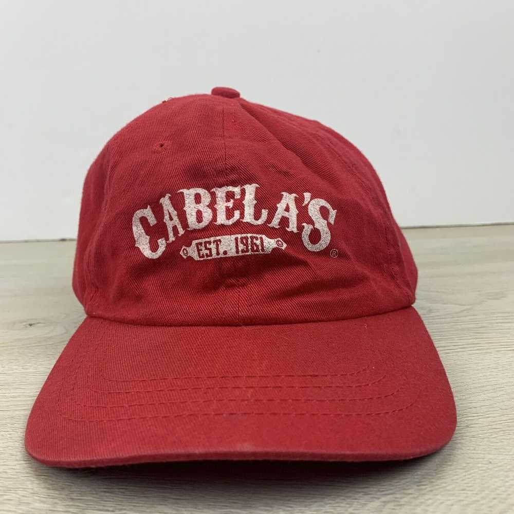 Other Cabelas Red Hat Red Adjustable Hat Adult Re… - image 1