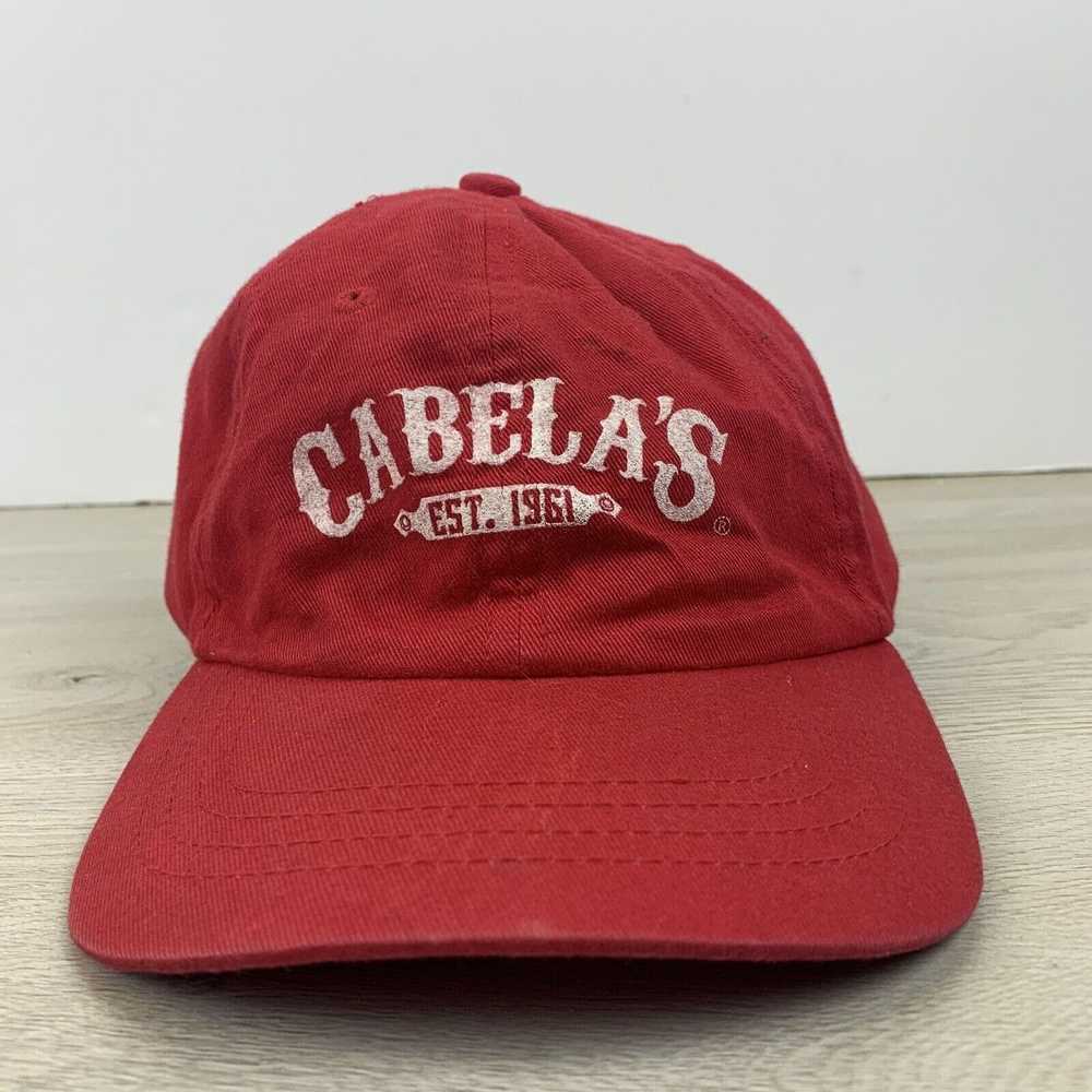 Other Cabelas Red Hat Red Adjustable Hat Adult Re… - image 2