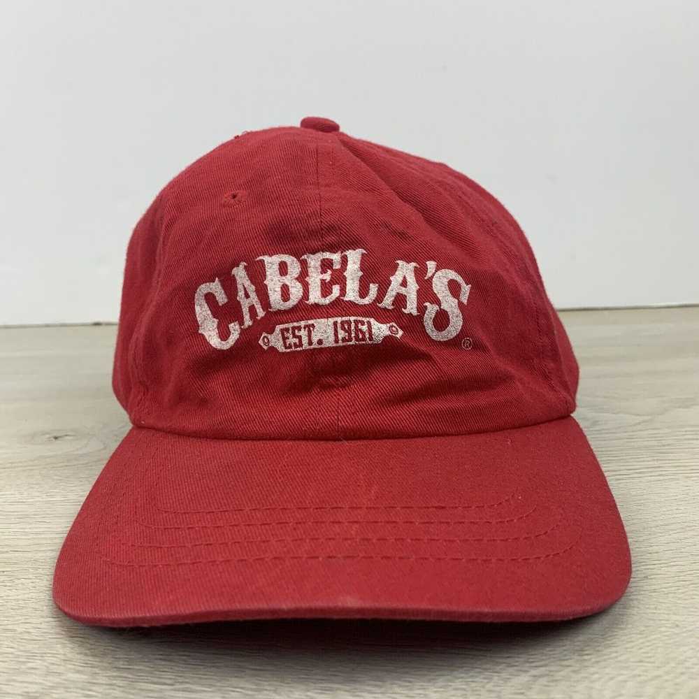 Other Cabelas Red Hat Red Adjustable Hat Adult Re… - image 3