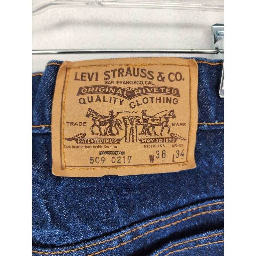 VTG Levi's 509 0217 Orange Tab 1982 Blue Jeans Ma… - image 3