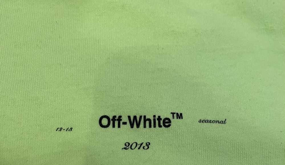 Off-White Off White Neon Green Tee - image 3