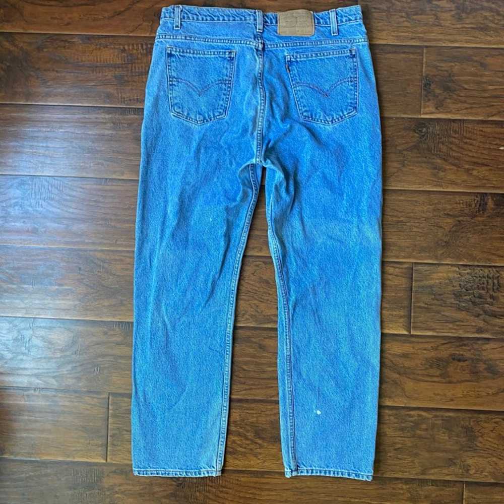 VTG Levi's Medium Wash Orange Tag Jeans - image 2