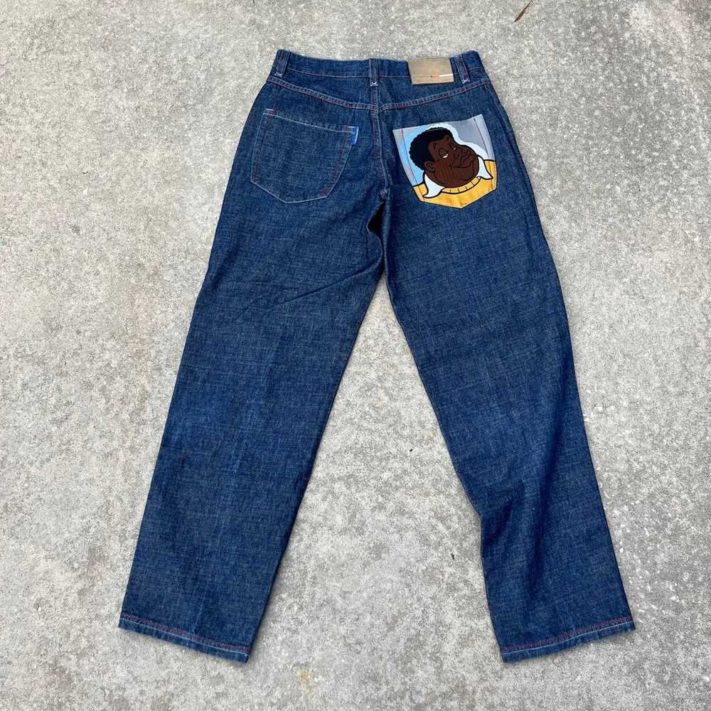Platinum FUBU Collection Fat Albert Vintage Jeans… - image 2