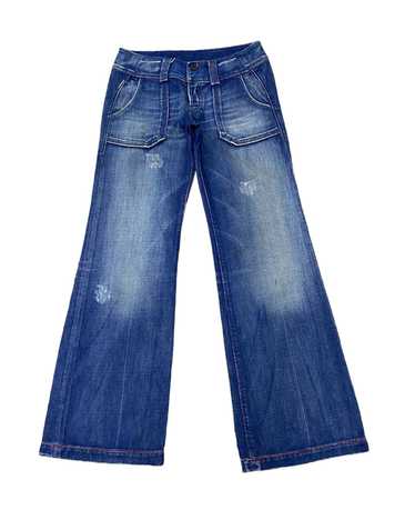00s Archive DIESEL denim flare pants y2k