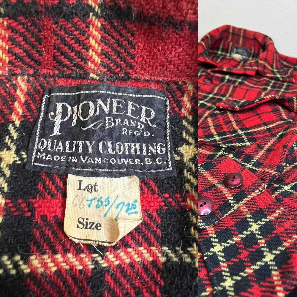 Nowgone Pioneers Pioneer Brand Wool Sz L Mackinaw… - image 5