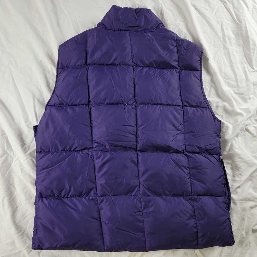 L.L. Bean LL Bean Purple Goose Down Womens Vest P… - image 2