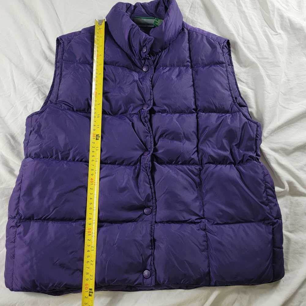 L.L. Bean LL Bean Purple Goose Down Womens Vest P… - image 8