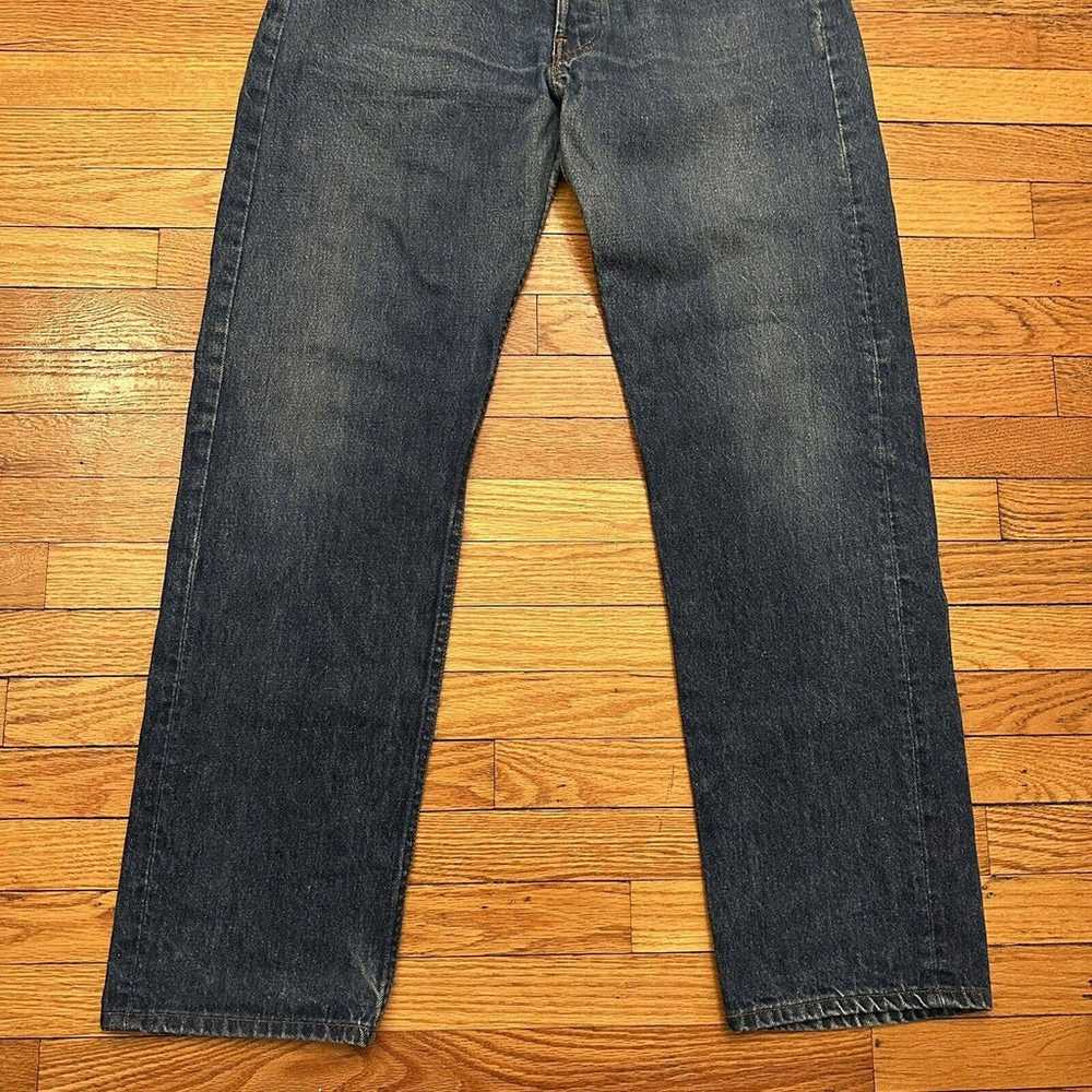 Vintage 80s Levi’s 501 Blue Denim Jeans Size 34x3… - image 3