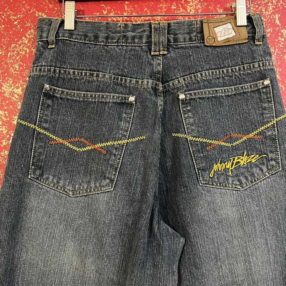 JOHNNY BLAZE Vintage Baggy 97 Jeans Denim 32 - image 4