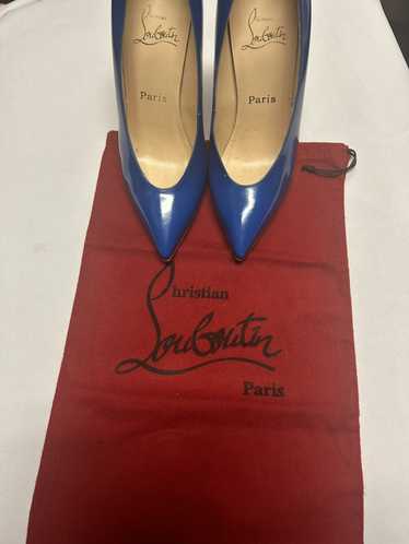 Christian Louboutin Lola Bright blue stiletto hee… - image 1