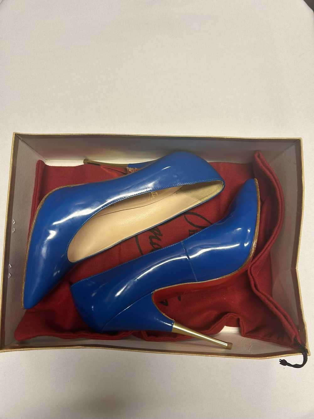 Christian Louboutin Lola Bright blue stiletto hee… - image 3