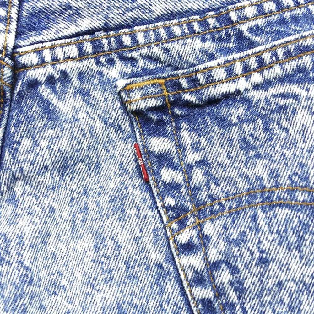 Vintage 80s 501 Levis Light Stone Wash Made In US… - image 5