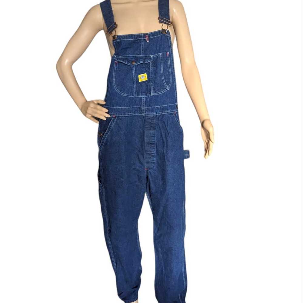 Vintage 50s Big-Dad Overalls Sanforized Denim Uti… - image 1