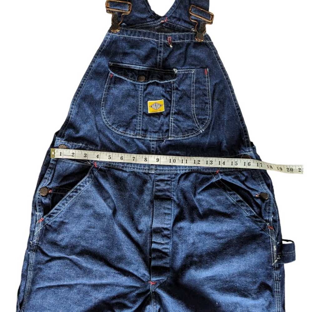 Vintage 50s Big-Dad Overalls Sanforized Denim Uti… - image 4