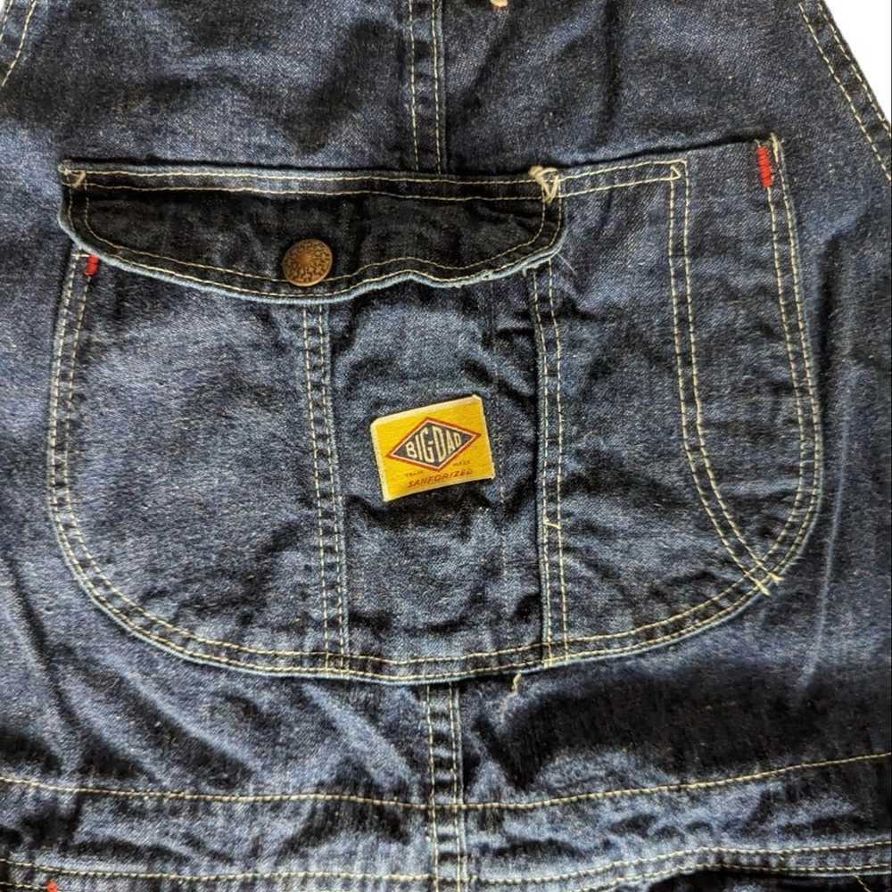 Vintage 50s Big-Dad Overalls Sanforized Denim Uti… - image 8