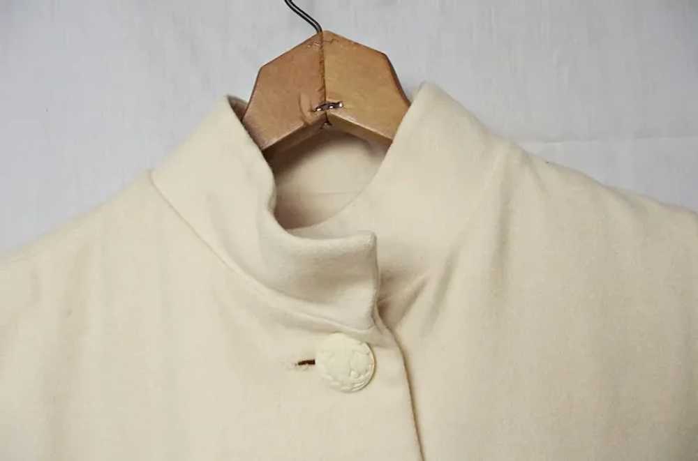 Maria Peruggo Vintage 100% Merino Wool Womens Cap… - image 3
