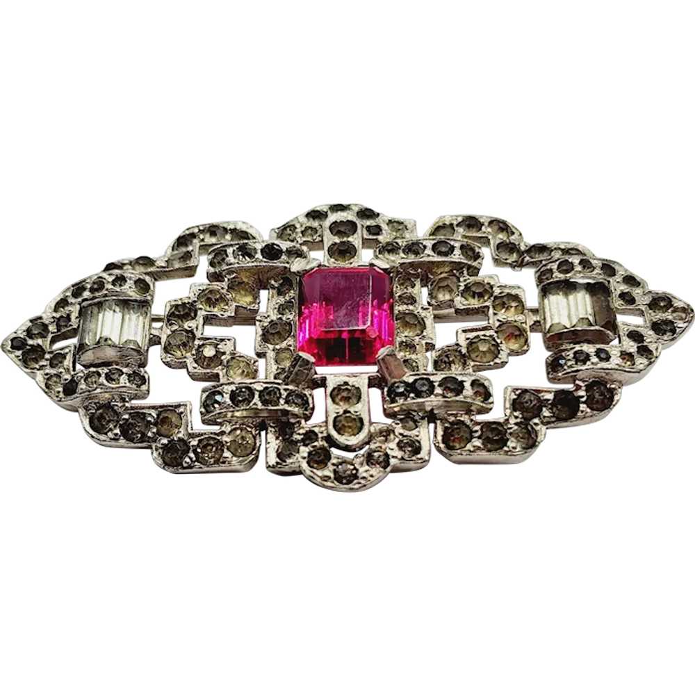 Vintage Art Deco Stunning Brooch (A502) - image 1