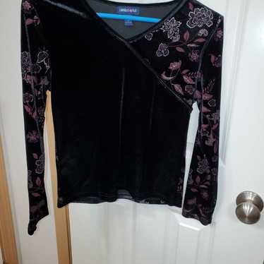 Vintage Y2k/2000's Limited Too Black Velvet Sparkl