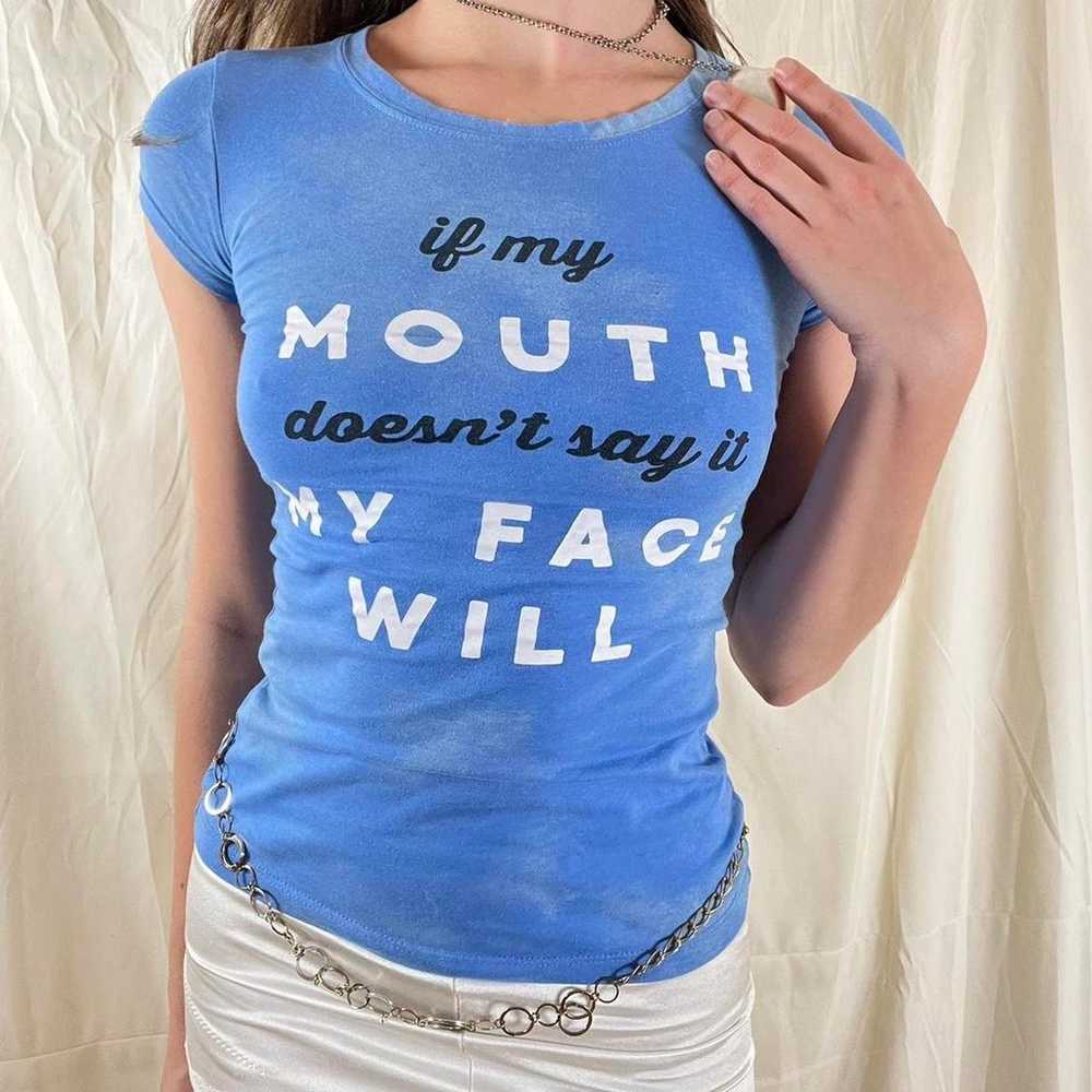 Funny Sarcastic Graphic Tee, resting b face - image 2